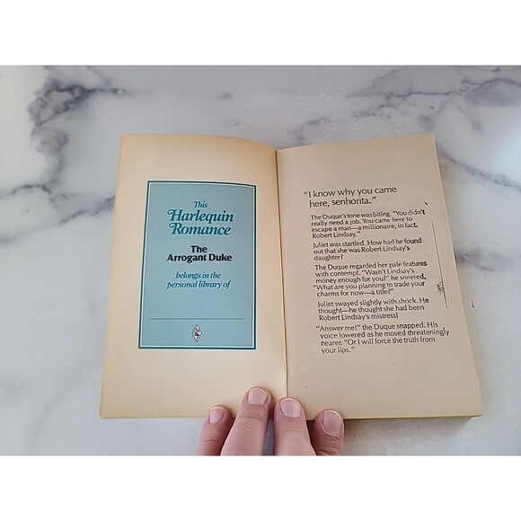 The Arrogant Duke By Anne Mather Paperback - Picture 2 of 10